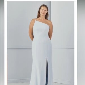 Amsale Sloan Dress - New Ice. Worn once for a wedding!